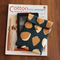 Хлопковая электронная сумка-органайзер, защитный чехол ручной работы