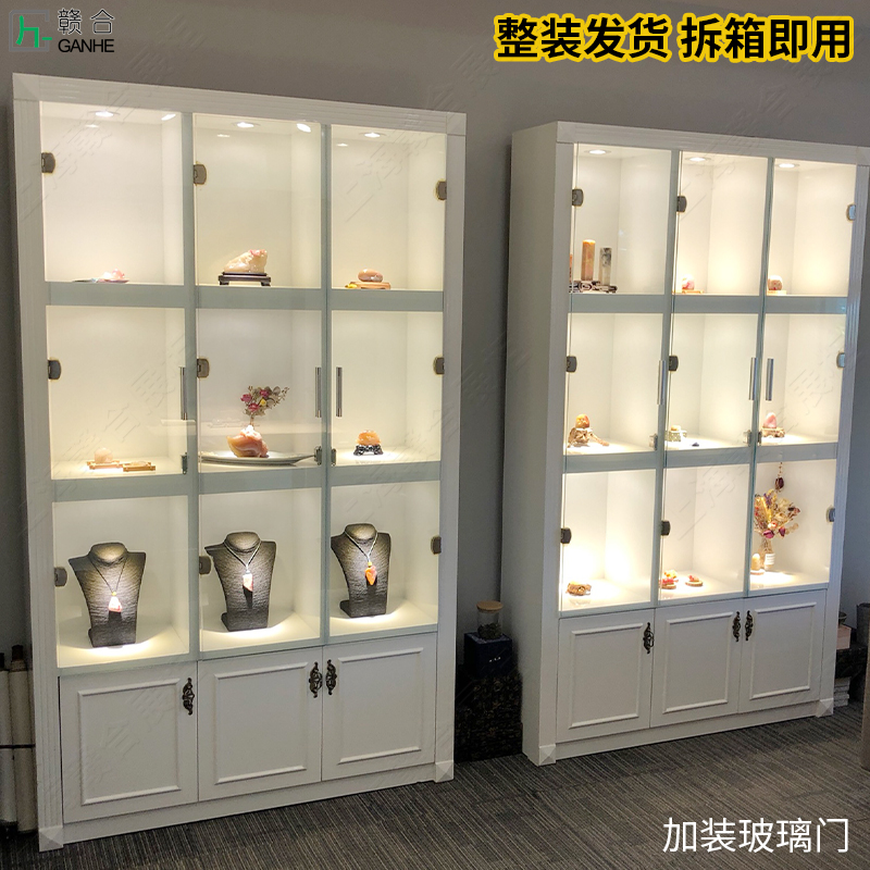 烤漆高柜包包柜美容专卖店货柜欧式美甲化妆品展柜帽子货架饰品展