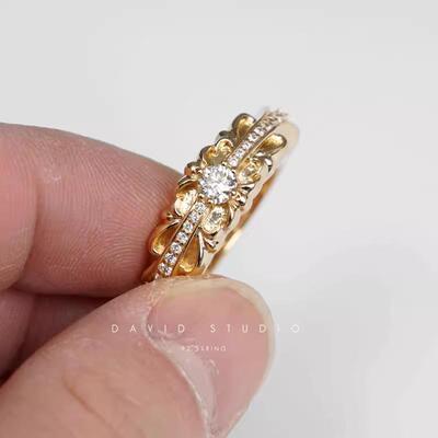 david定制S925纯银戒指