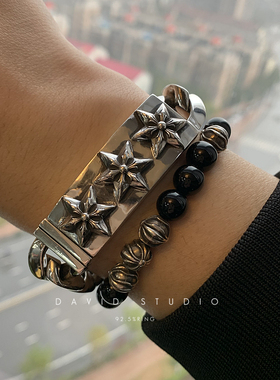 davidstudio925纯银三联排插片