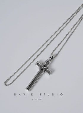 david家925纯银镂空网红同款项链