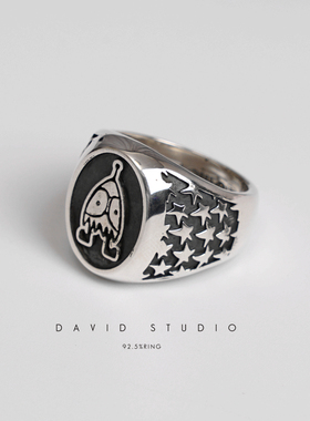 david全手工制纯银椭圆S925个性