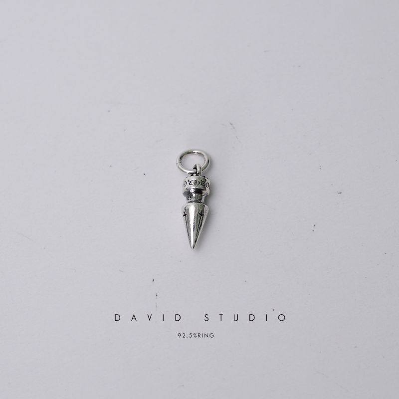 davidstudio纯银925吊坠子弹头图片