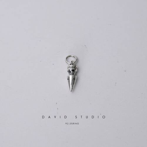 davidstudio纯银925吊坠子弹头