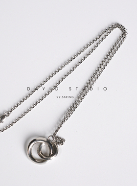 全手工S925纯银纯银环形连