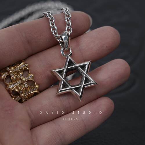 davidstudio925纯银环形项链