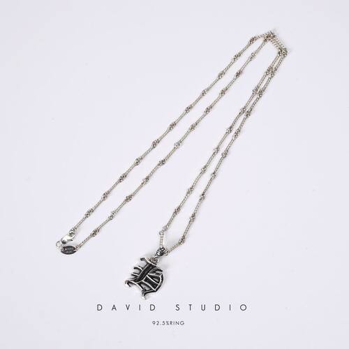 davidstudio925纯银做旧吊坠