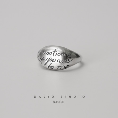 davidstudio925纯银munchen戒指