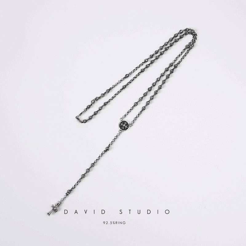 新款davidstudio925花圆珠吊坠图片