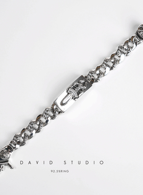 ins情侣粗矿百搭情侣手链