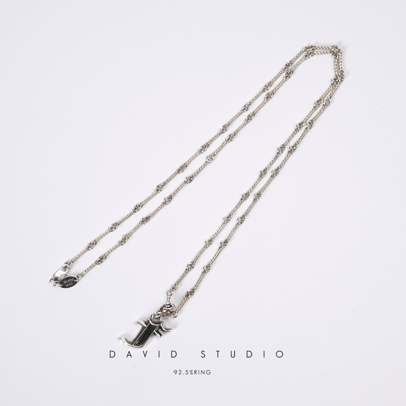 davidstudio925纯银吊坠项链图片