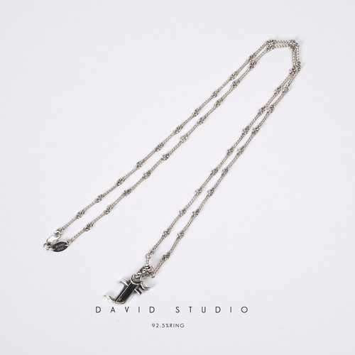 davidstudio925纯银吊坠项链