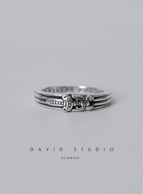 davidstudio925纯银权志龙戒指
