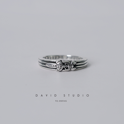 davidstudio925纯银权志龙戒指