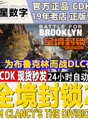 PC中文正版 uplay平台 全境封锁2 布鲁克林DLC  纽约军阀DLC