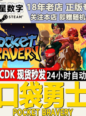 Steam正版国区KEY 口袋勇士 口袋勇气 Pocket Bravery 激活码现货