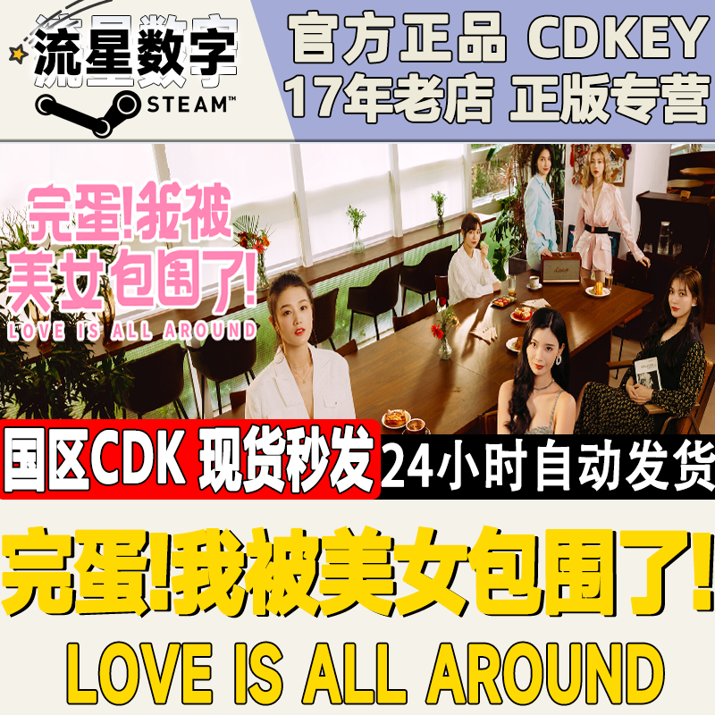Steam正版国区KEY 完蛋 我被美女包围了  Love Is All Around怎么看?