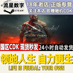 Steam正版国区KEY 领地人生 自力更生Life is Feudal: Your Own