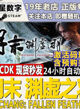 steam正版国区KEY 明末 渊虚之羽 Fallen Feathers CDKEY现货秒发
