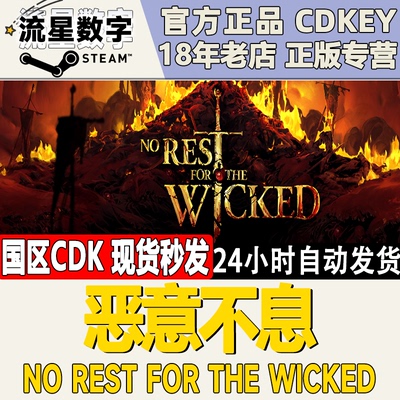 Steam恶意不息激活码CDK现货