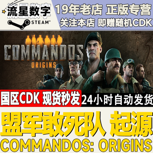 Steam盟军敢死队起源现货