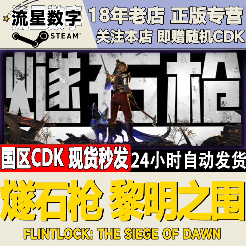 Steam燧石枪黎明之围国区CDKEY