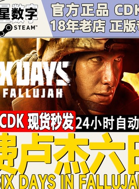 Steam正版国区KEY 费卢杰六日 Six Days in Fallujah 激活码CDKEY