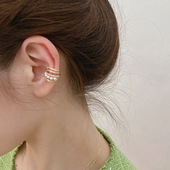 耳骨钉气质时尚 珍珠短发耳骨夹高级感轻奢新款 独特小众个性 耳饰女