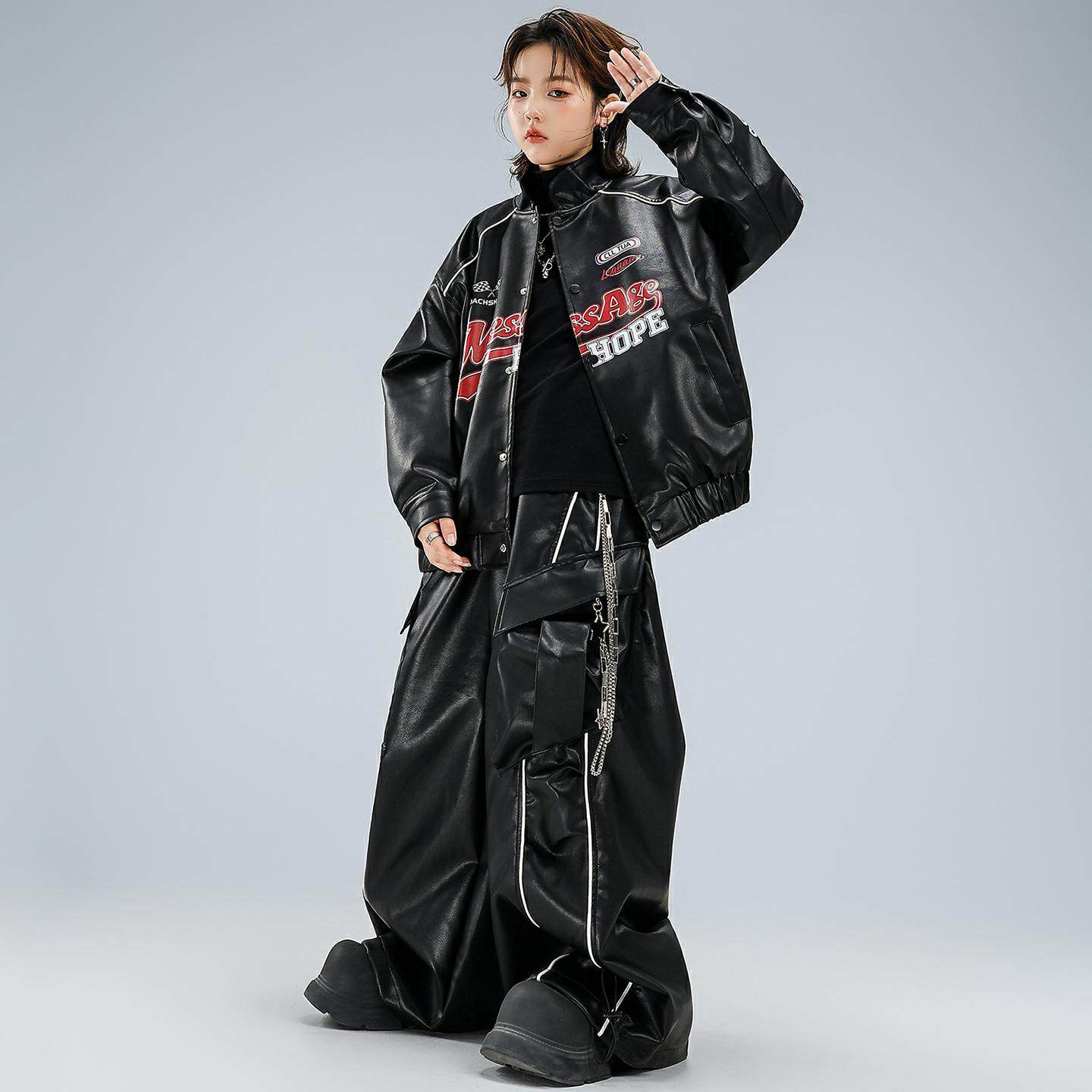 街舞儿童潮服少儿夹克皮裤hiphop女童嘻哈表演出服装男童酷帅炸街,童装/婴儿装/亲子装,儿童演出服,淘宝优惠券,粉丝福利购,淘宝优惠卷