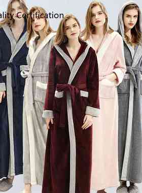 Women's winter new spring and autumn dressing gown men's