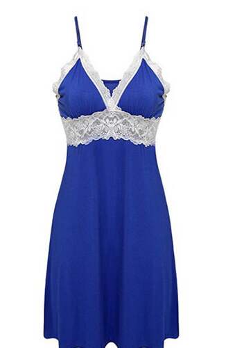 Pajamas night gown plus size sexy lingerie 61