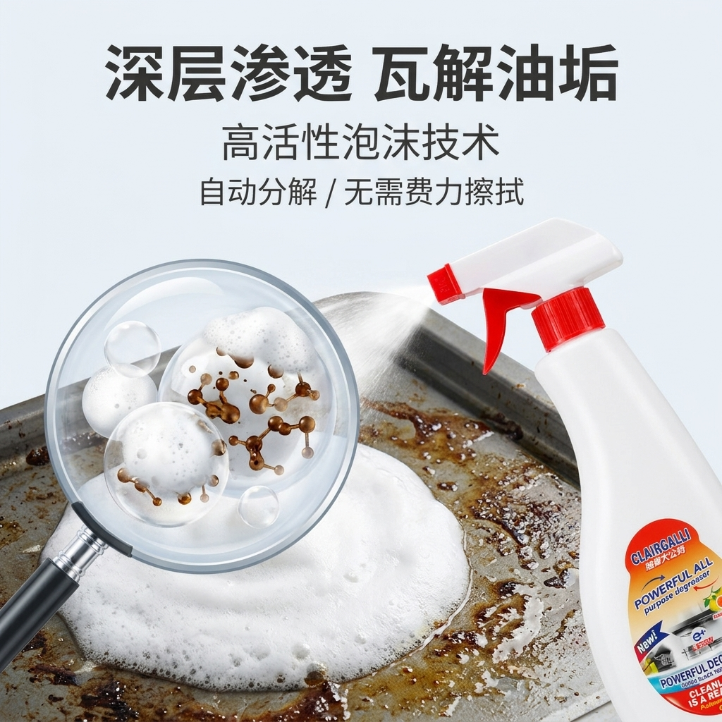 强力去油除垢喷雾清洁剂