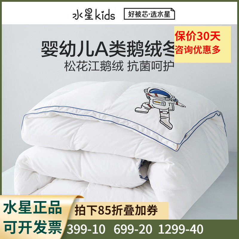 抗菌单双人鹅绒被冬被水星
