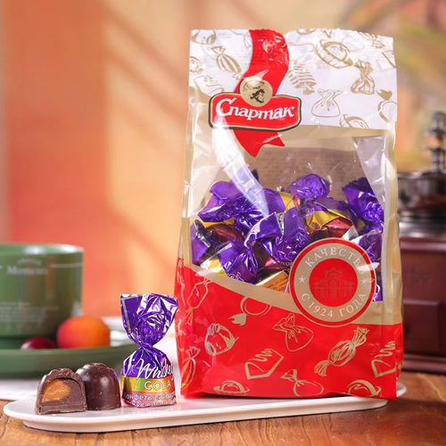 白俄罗斯进口酒心纯黑巧克力可可脂喜糖果味好吃零食年货礼包食品