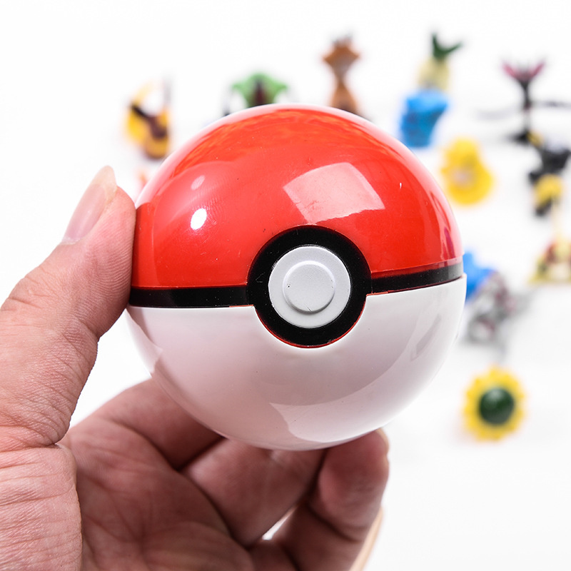 Pokemon Pokeball Toy PVC Cute Elf Ball Dolls Action Figures