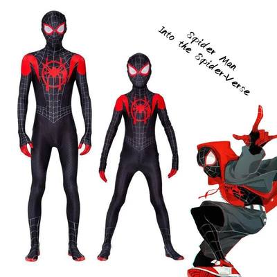 Spiderman Cosplay Costume Spider Man Into The Spider Verse M