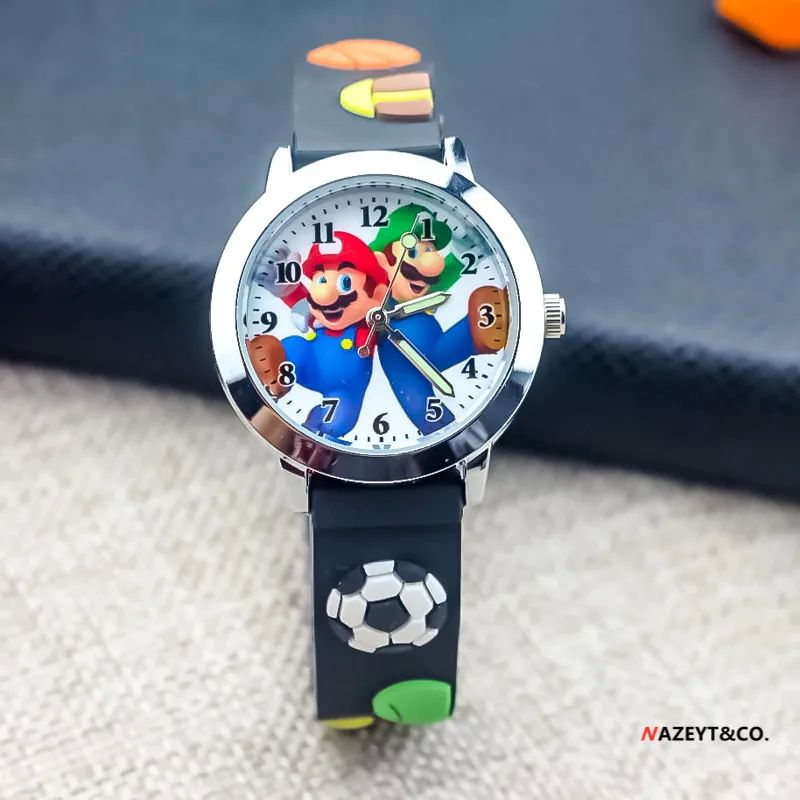 Children's Watch Cartoon Anime Character Super Mario Brother