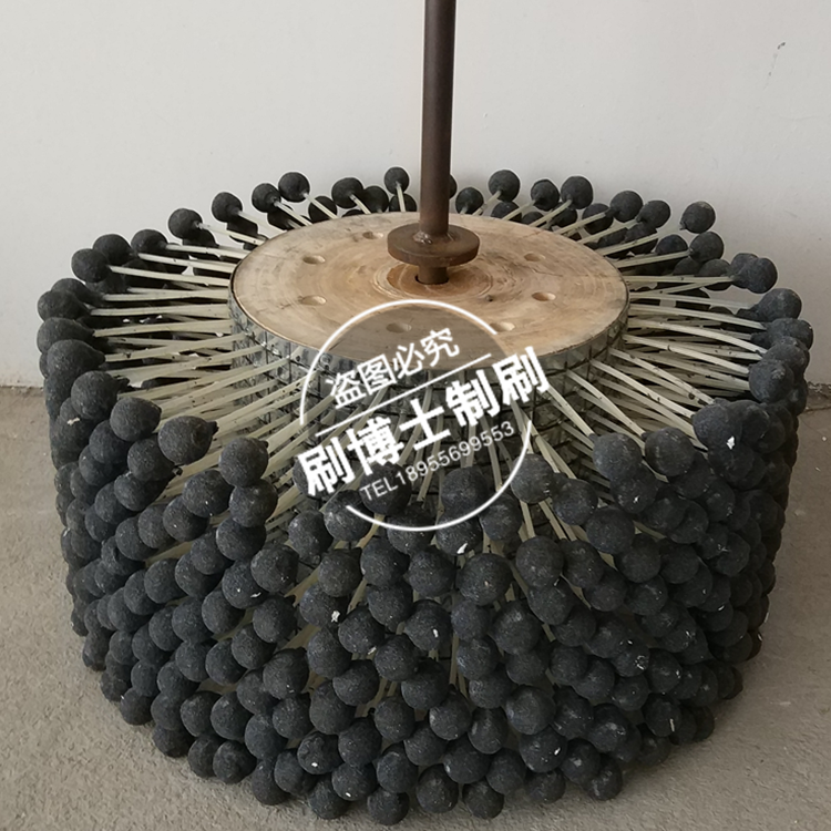 碳化硼软磨石 柔性衍磨刷 缸体内壁抛光去刺碳化硅磨料球头刷