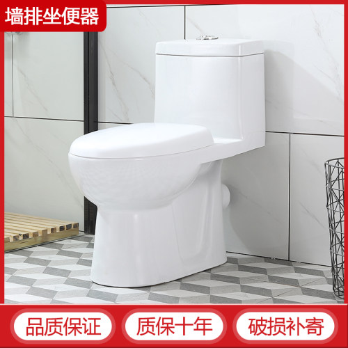 墙排式防臭小户型直冲抽水马桶