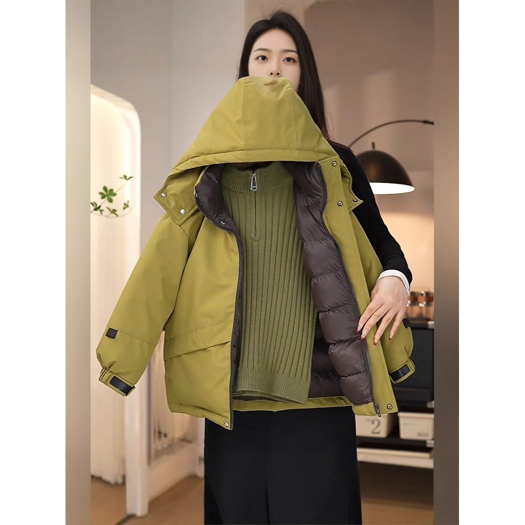 日本品质男童儿童羽绒棉服中大童冲锋衣棉袄外套保暖冬季加厚拼色