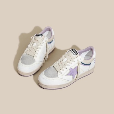 日本品质云芙星星脏脏鞋女2025春夏季新款做旧增高休闲运动网红百