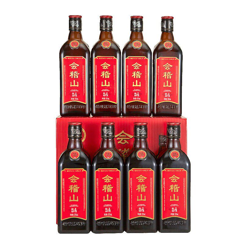 会稽山纯正五年500ml*8瓶装