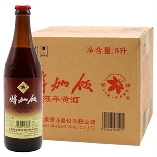 金枫特加饭清爽半干型黄酒烹饪料酒17度500ml*12瓶整箱装区域包邮