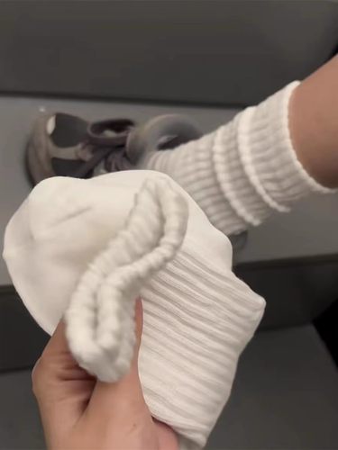 5双装 简约韩国纯色可堆堆复古百搭学院风