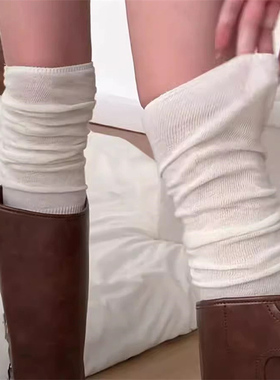 2双装 美拉德风过膝大腿可堆堆秋冬配骑士靴