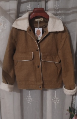 秋冬款时尚百搭气质毛呢大衣外套女