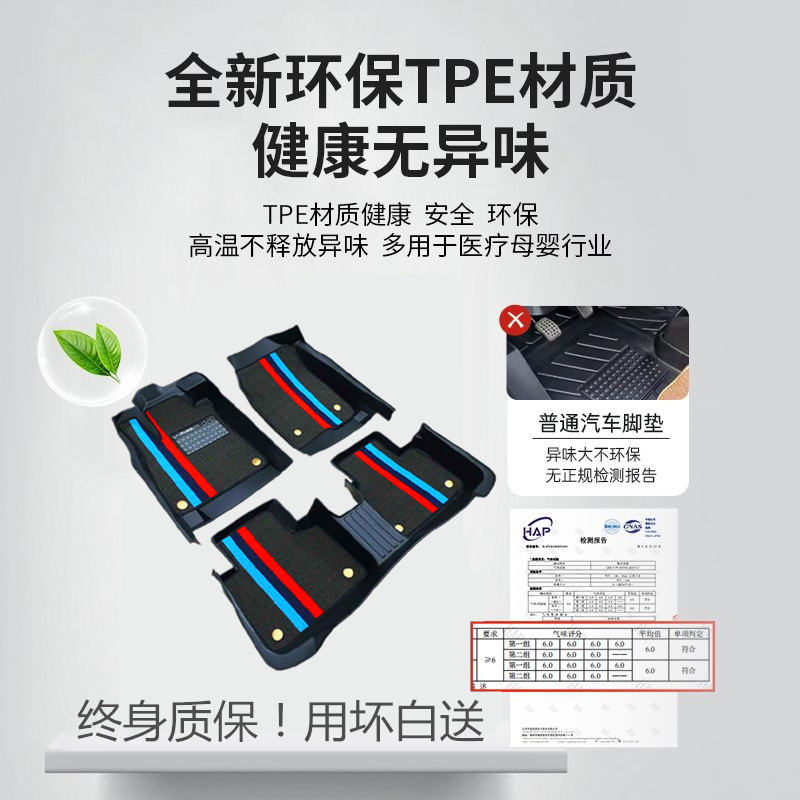 TPE脚垫【终身质保】用坏白送！