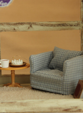 迷你小沙发茶几组合摆件