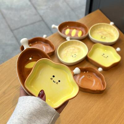 面包可爱陶瓷小碟子调料碟