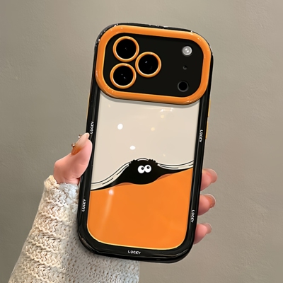 可爱新款卡通热销榜适用于iPhonepromax挂绳小众Pro躲猫猫软防摔